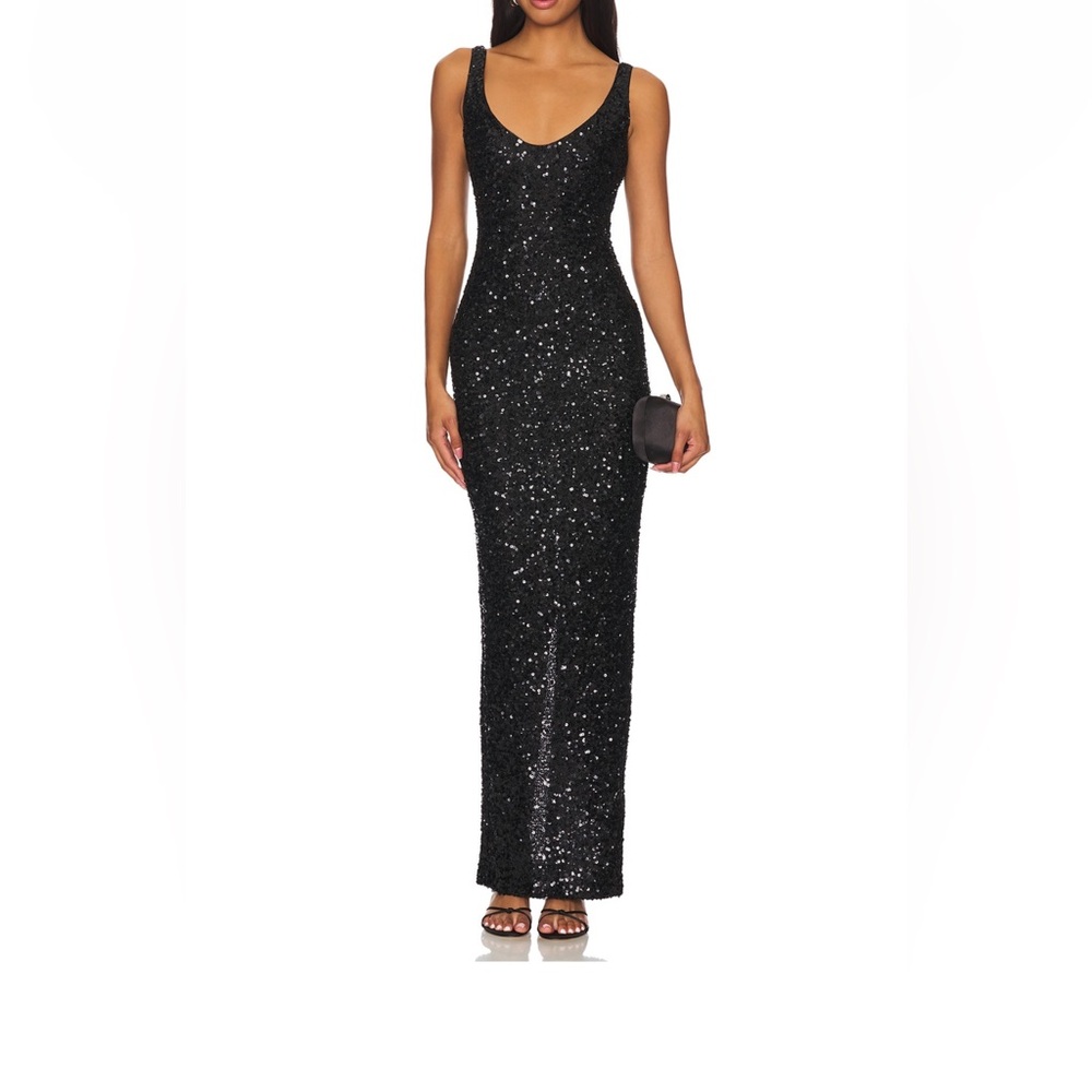 NBD Janhvi Maxi Dress in Black